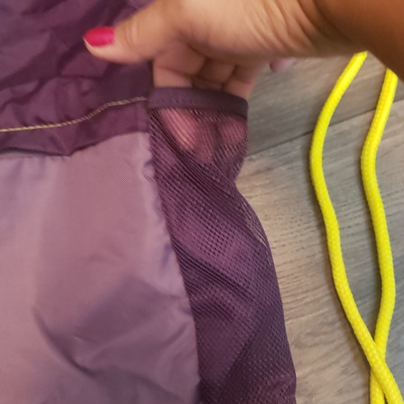 Lands end purple string bag - Picture 3 of 6